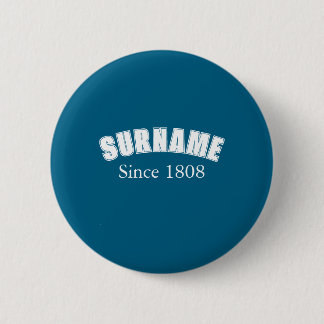 Nachname Collegiate Design Button