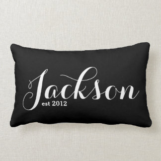 Nachname Lumbar Pillow Lendenkissen