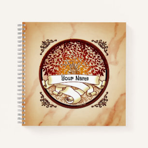 Nachname-Notebook Notizbuch