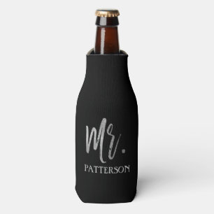 Nachname Silberflasche Cooler Flaschenkühler