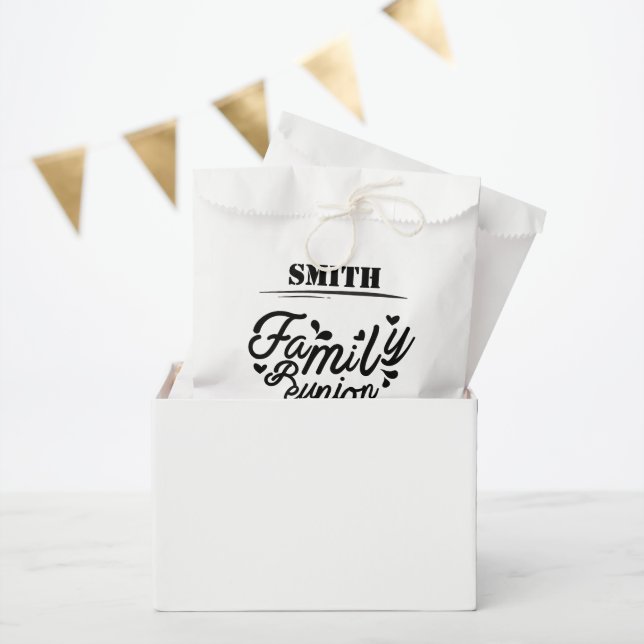 [Nachname] Wiedersehen - [Jahr] Geschenktütchen (Party)