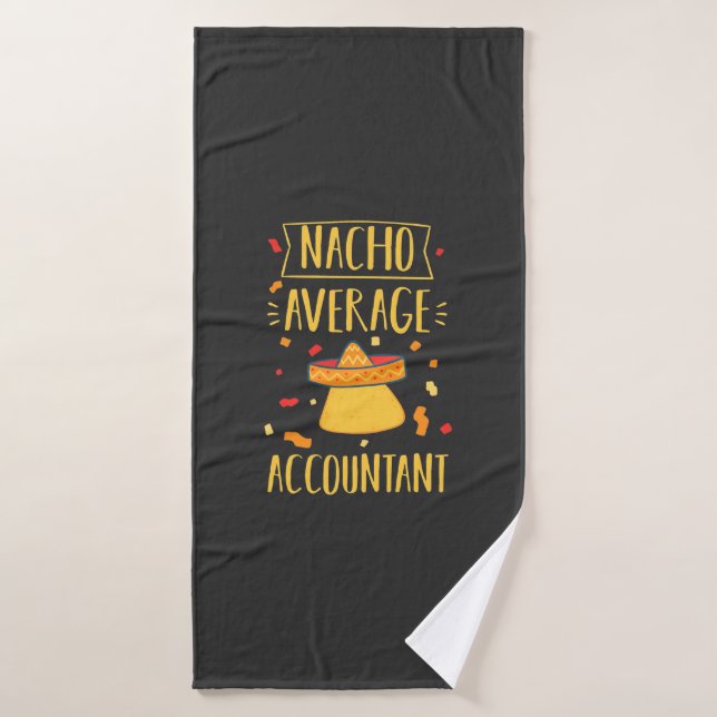 Nacho Average Accountant Badehandtuch (Badehandtuch)