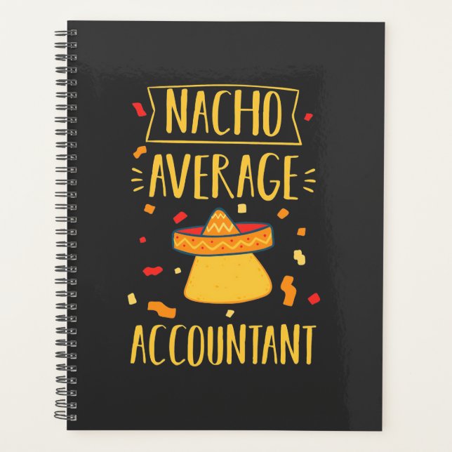 Nacho Average Accountant Planer (Vorderseite)