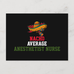 Nacho Average Anästhesist Nurse Postkarte