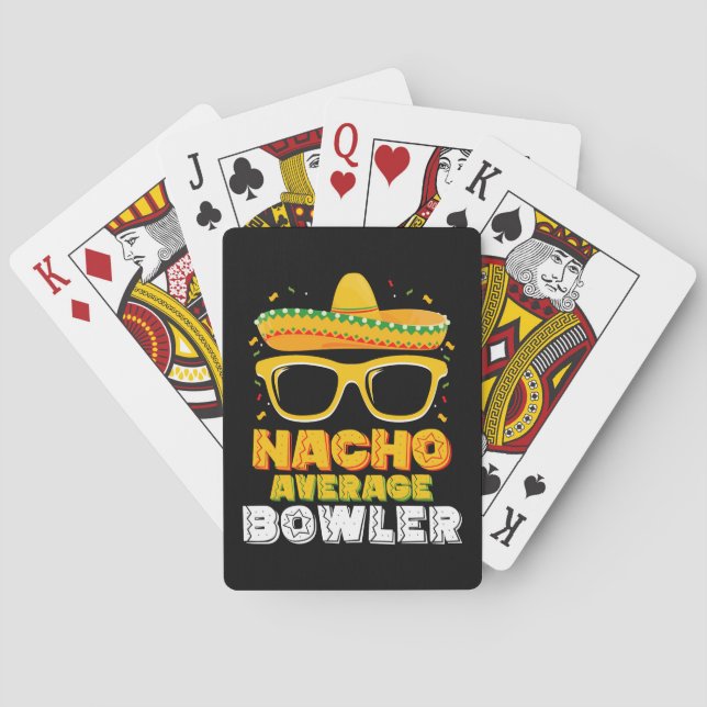 Nacho Average Bowler Cinco De MayoNacho Average Bo Spielkarten (Rückseite)