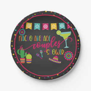 Nacho Average Couples Dusche Party Plate - WH Pappteller