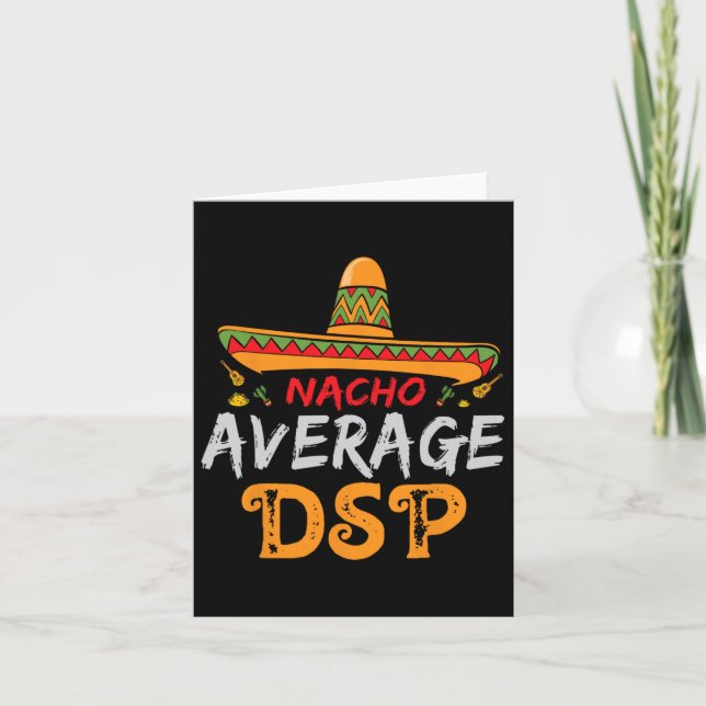 Nacho Average DSP Direkte Unterstützung Mitarbeite Karte (Vorderseite)