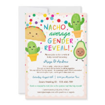 Nacho Average Gender Reveal - Virtual Baby Shower