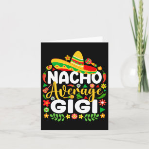 Nacho Average Gigi Cinco De Mayo Mexican Family Karte