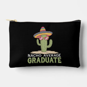 Nacho Average Graduate Cactus Abschluss Mexican Zubehörtasche