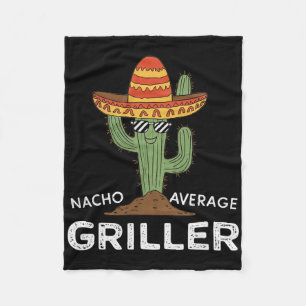 Nacho Average Griller Cactus Grillen Grill Spaß Fleecedecke