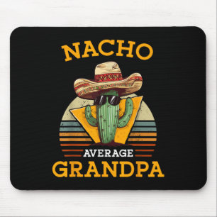 Nacho Average Großvater Funny Mexican Papa Retro C Mousepad