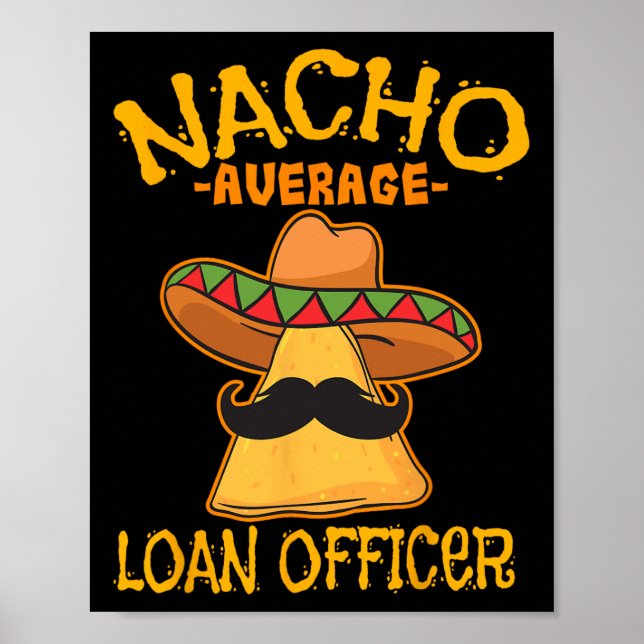Nacho Average Kreditvorstand Originator Cinco De M Poster (Vorne)