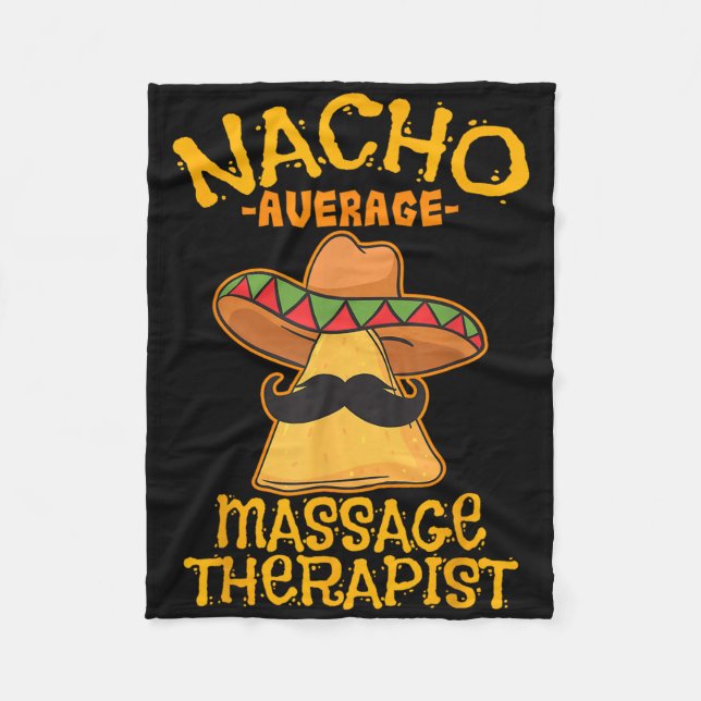Nacho Average Magier Meuse Cinco De Mayo P Fleecedecke (Vorderseite)