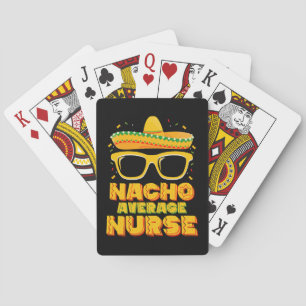 Nacho Average Nurse Cinco De Mayo Matching Family Spielkarten