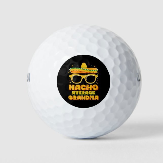 Nacho Average Oma Cinco De Mayo Family Golfball (Vorderseite)