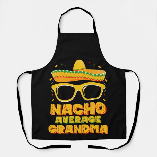 Nacho Average Oma Cinco De Mayo Family Schürze (Vorderseite)
