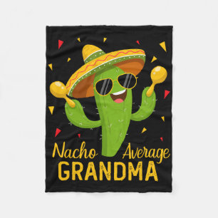 Nacho Average Oma Cinco De Mayo Fiesta Party Fleecedecke