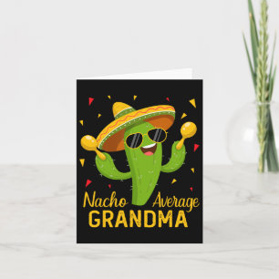 Nacho Average Oma Cinco De Mayo Fiesta Party Karte