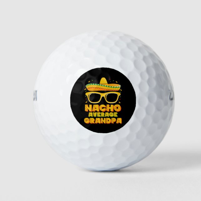 Nacho Average Opa Cinco De Mayo Family Golfball (Vorderseite)