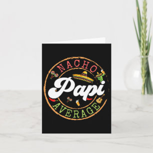Nacho Average Papi Cactus Cinco De Mayo Matching F Karte