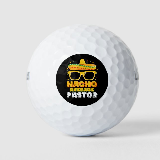 Nacho Average Pastor Cinco de Mayo Golfball (Vorderseite)