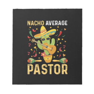 Nacho Average Pastor Religious Leader Cinco De May Notizblock