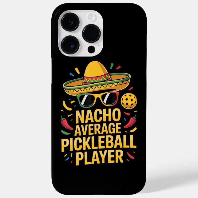 Nacho Average Pickleball Player Case-Mate iPhone Hülle (Rückseite)