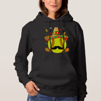 Nacho Average Softball Mexican Cinco De Mayo Fath Hoodie