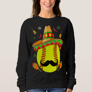 Nacho Average Softball Mexican Cinco De Mayo Fath Sweatshirt