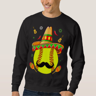 Nacho Average Softball Mexican Cinco De Mayo Fath Sweatshirt