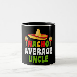 Nacho Average Uncle Zwei-Tone-Kaffee-Tasse Zweifarbige Tasse