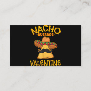 Nacho Average Valentine Mexican Couple Valentine Begleitkarte