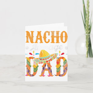 Nacho Average Vater Cinco De Mayo Funny Mexicanisc Karte
