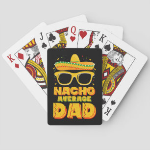 Nacho Average Vater Cinco De Mayo Matching Family Spielkarten