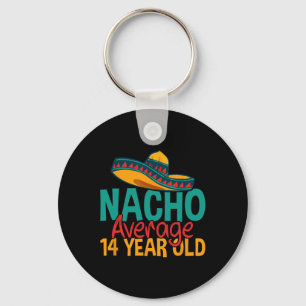 Nacho Durchschnitt 14 Jahre alt Cinco De Mayo 14. Schlüsselanhänger