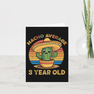 Nacho Durchschnitt 3 Jahre alt Cinco De Mayo 3. Bi Karte