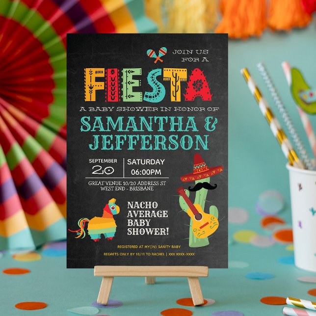 Nacho Durchschnitt mexikanische neutrale Dusche Ei Einladung (Von Creator hochgeladen)