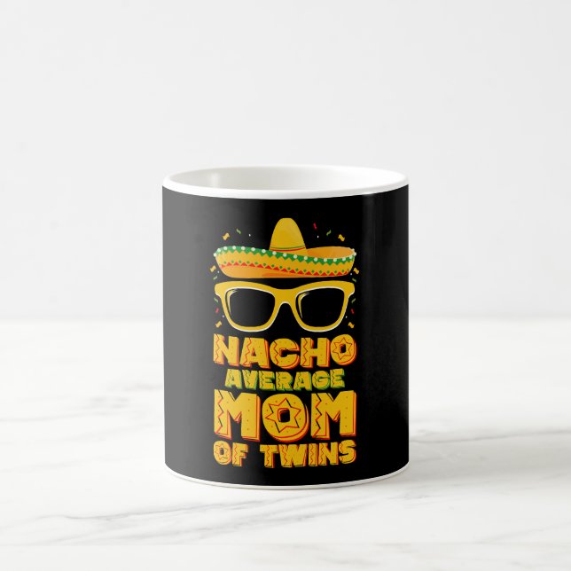 Nacho Durchschnittliche Mama von Twins Mexican Cin Kaffeetasse (Mittel)