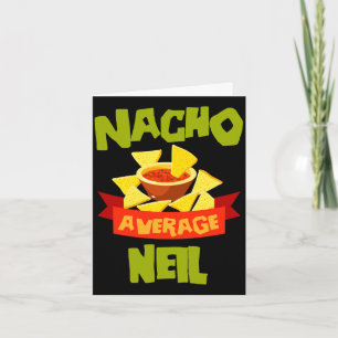 Nacho durchschnittlicher Neil lustiger Geburtstags Karte