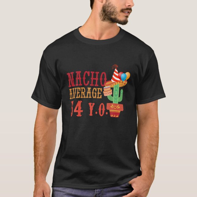 Nacho Durchschnittsalter 54 Jahre Geburt Geboren H T-Shirt (Vorderseite)