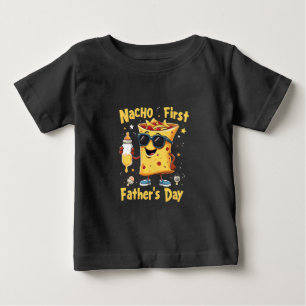Nacho Erster Vatertag Cinco De Mayo Vater Baby T-shirt