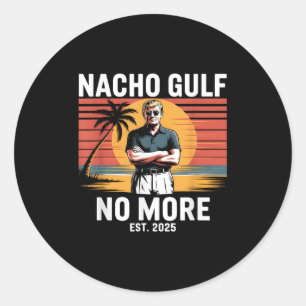 Nacho Golf Nicht Mehr Lustige Trump Ferien 2025 US Runder Aufkleber