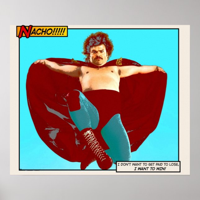 Nacho Libre Ich Wollte zu gewinnen Poster (Vorne)