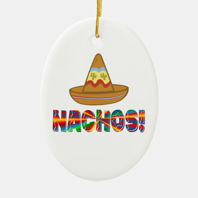 Nacho-Liebe Keramik Ornament (Vorne)