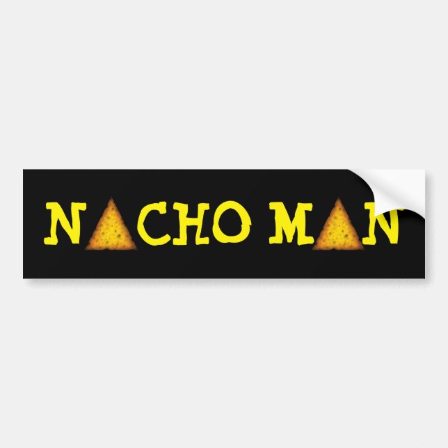 NACHO MAN AUTOAUFKLEBER (Vorne)