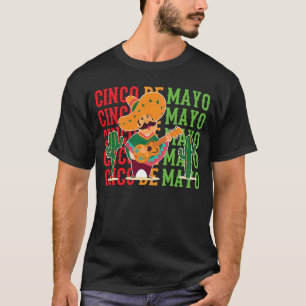 Nacho Mexican Holiday Taco Sombrero Poncho T-Shirt