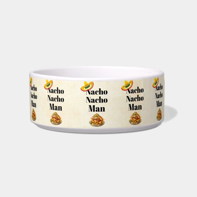 Nacho Nacho Man Pet Bowl Napf (Vorderseite)