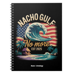 Nacho No More Est 2025 Golf von USA Notizblock