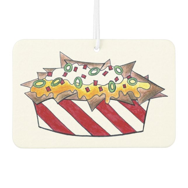 Nacho Not Your Man Chee Nachos Funny Feinschmecker Autolufterfrischer (Vorderseite)